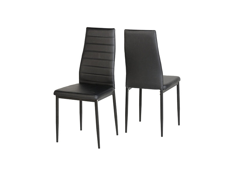 Abbey Faux Leather Dining Chair (Set of 2)