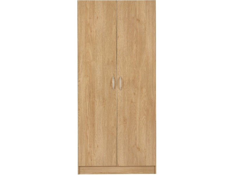 Bellingham 2 Door Wardrobe Oak Effect Veneer Bellingham 2 Door Wardrobe Oak Effect Veneer