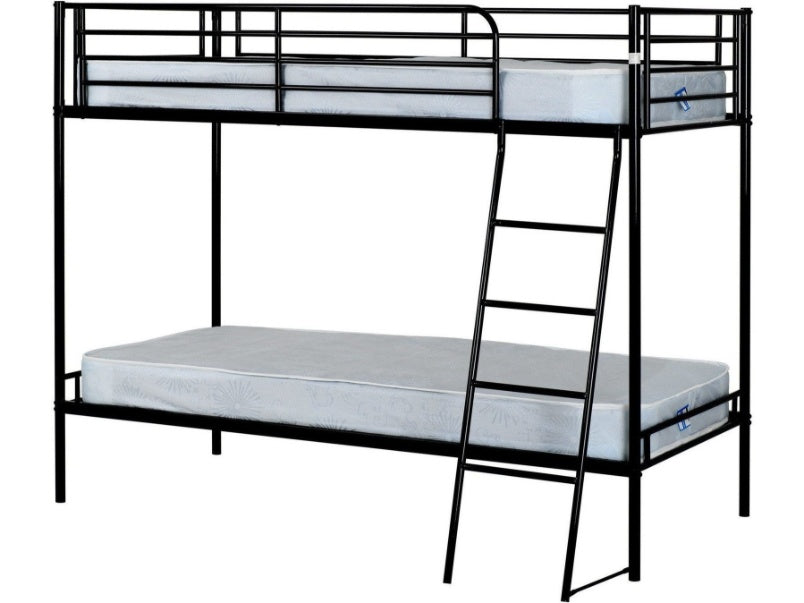 Brandon 3ft Bunk Bed Black Brandon 3ft Bunk Bed Black