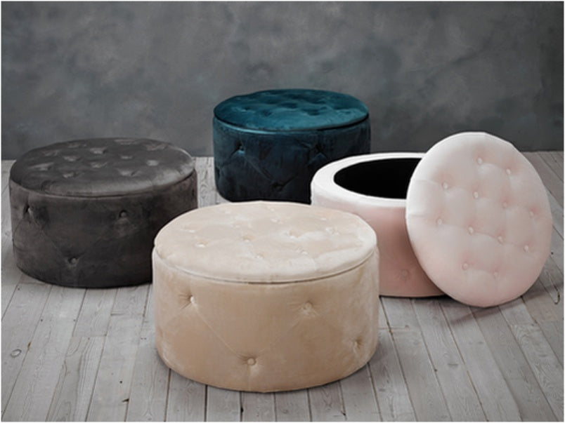 Cleo Storage Pouff Cleo Storage Pouff