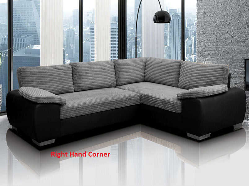 City Corner Sofa Bed 2C1 Metropolis Fabric