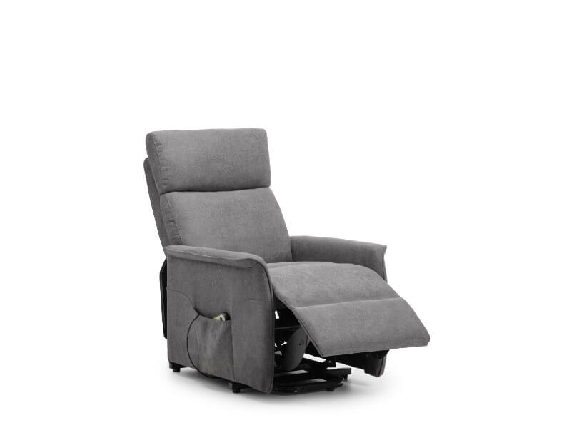 Helena Rise & Recline Chair Charcoal Fabric
