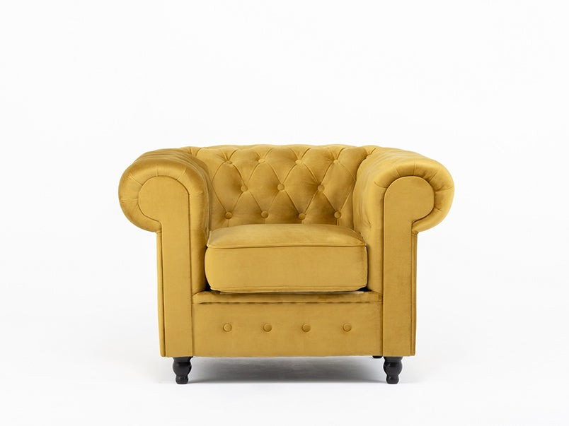 Alderley Plush Velvet Armchair