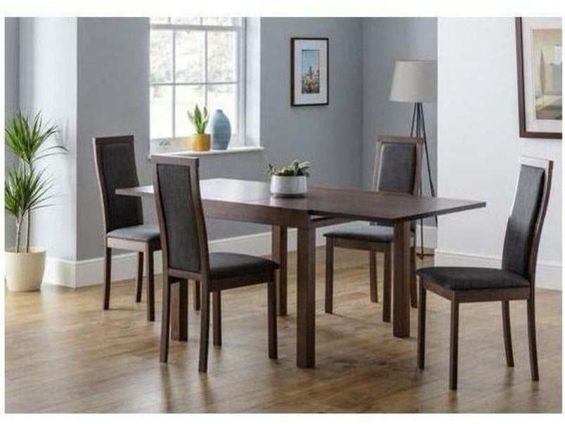 Melrose Walnut Extending Table (90cm + 90cm x 90cm)