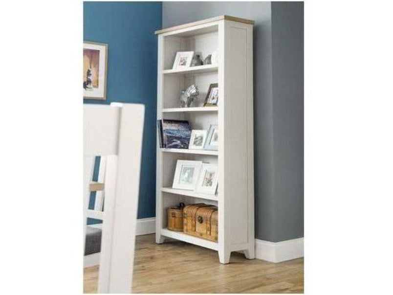 Retrospective Tall Bookcase Grey/Oak
