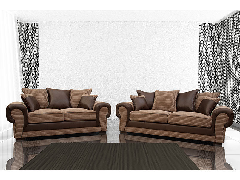 Edward 3+2 Sofa Set Fabric