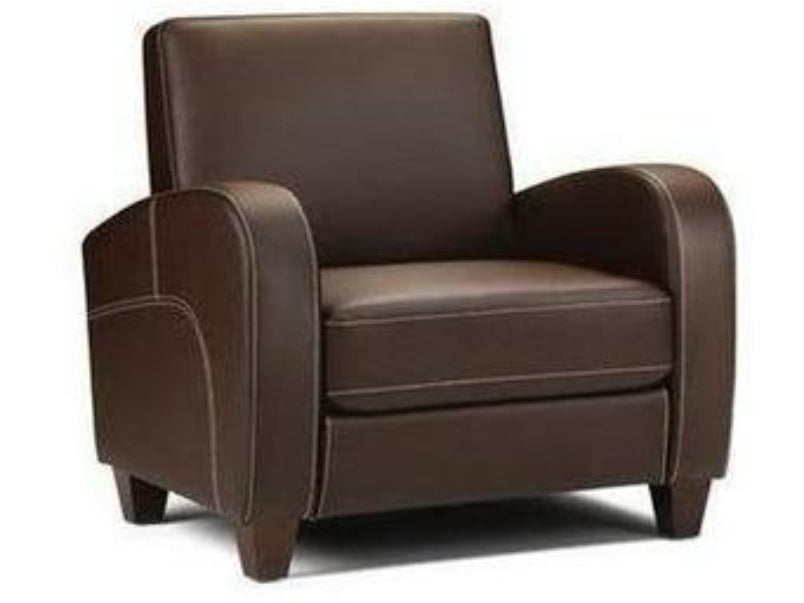 Vivo Chair Chestnut Faux Leather