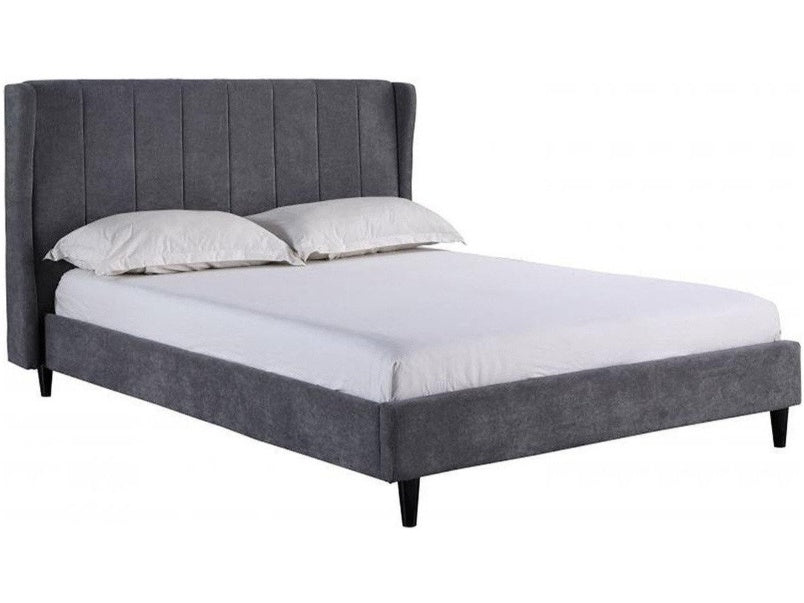 Amelia 5ft Bed in Dark Grey Fabric Amelia 5ft Bed in Dark Grey Fabric