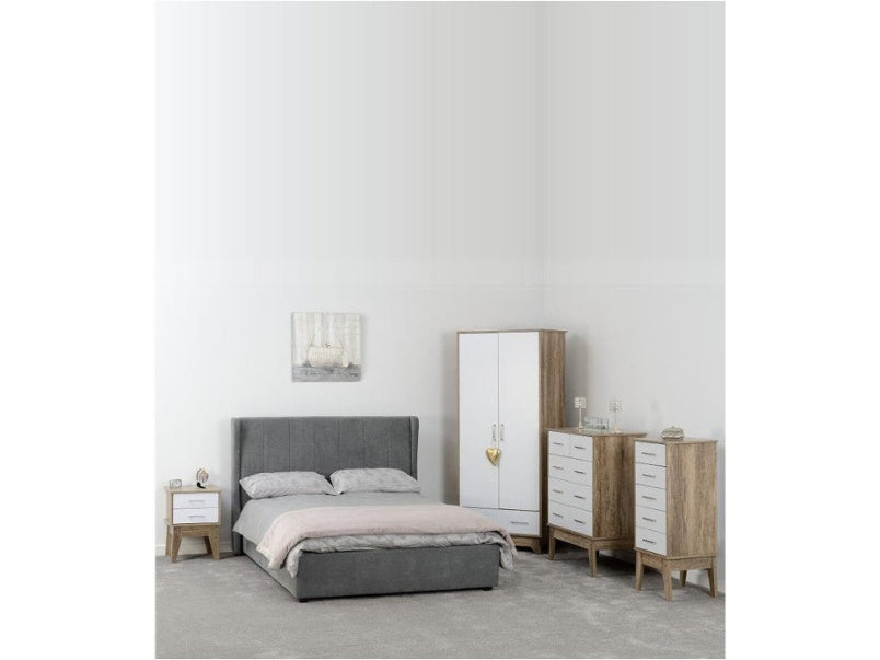 Amelia Plus 4-6ft Storage Bed in Dark Grey Fabric Amelia Plus 4-6ft Storage Bed in Dark Grey Fabric