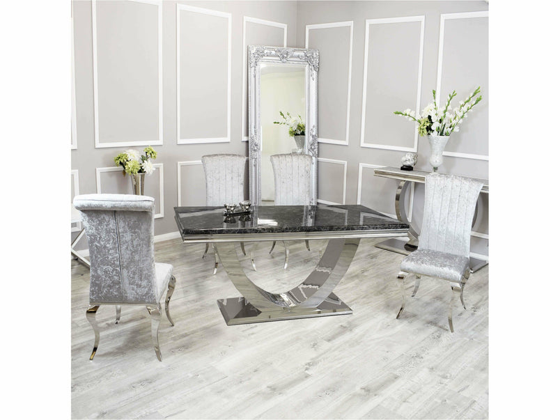 1.8m Torino Dining Set with Luxe Chairs