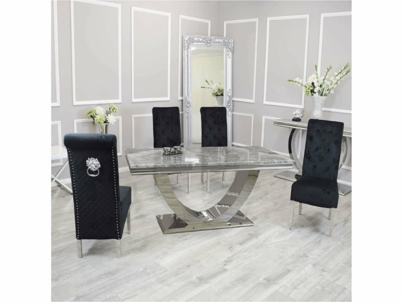 1.8m Arial Dining Set with Emma Chairs