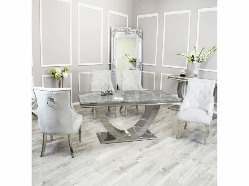 1.8m Arial Dining Set with Duke Chairs