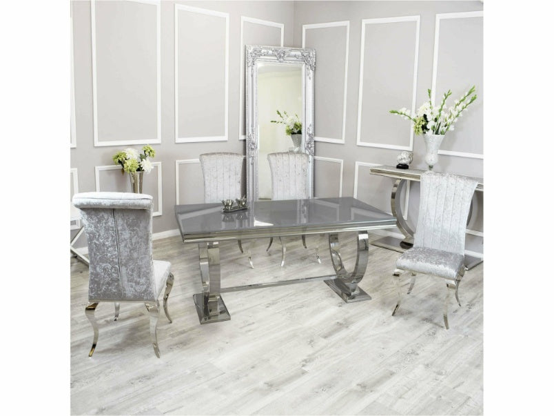 2m Arianna Dining Set with Nicole Chairs