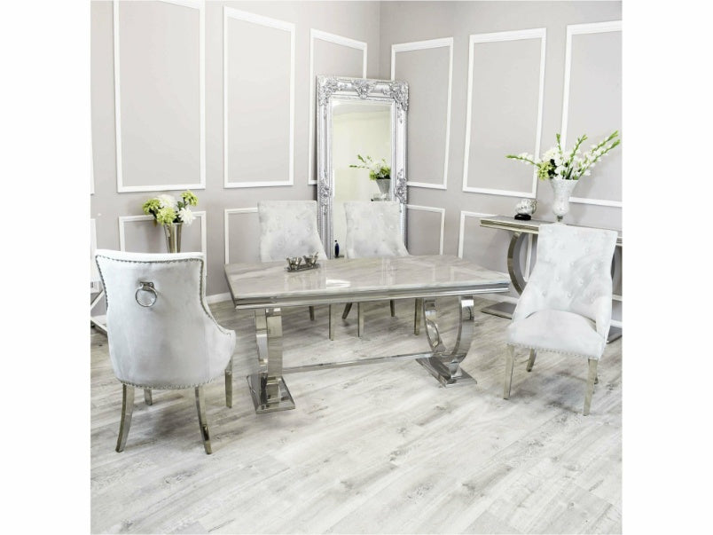 2m Arianna Dining Set with Duke Chairs