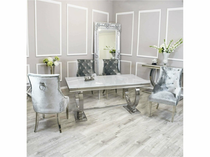 2m Arianna Dining Set with Duke Chairs