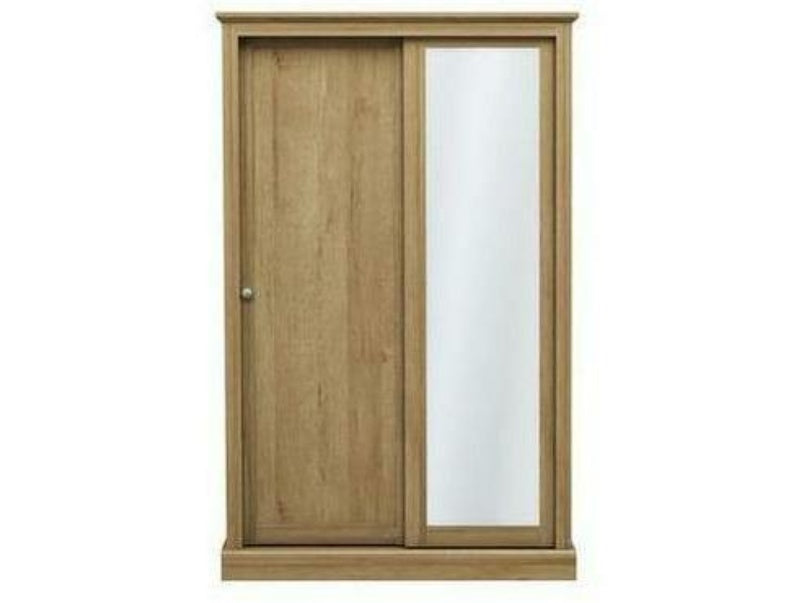 Devon 2 Door Sliding Wardrobe Oak Devon 2 Door Sliding Wardrobe Oak