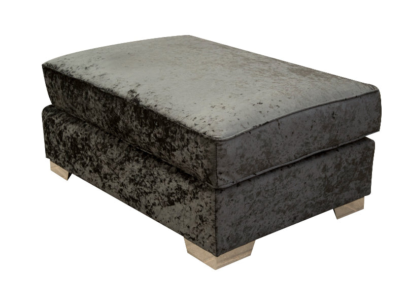Deluxe Large Footstools Crushed Velvet Deluxe Large Footstools Crushed Velvet