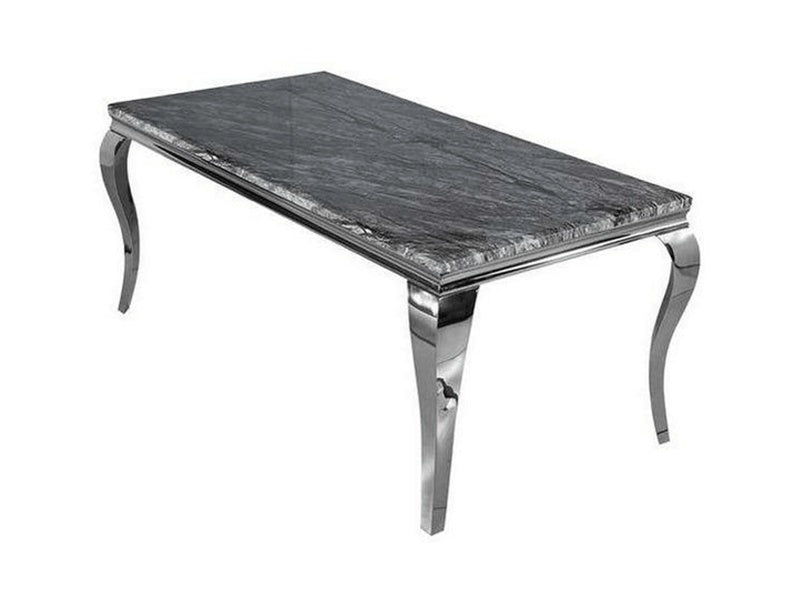 Tribeca Marble & Glass Dining Table