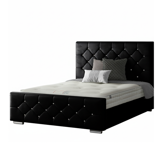 Belle Chesterfield Frame with Diamonds in Plush Velvet