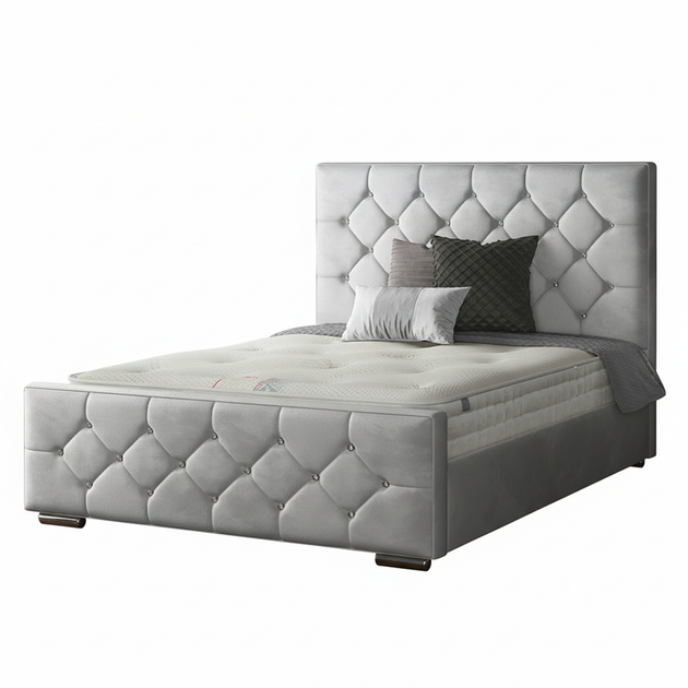 Belle Chesterfield Frame with Diamonds in Plush Velvet