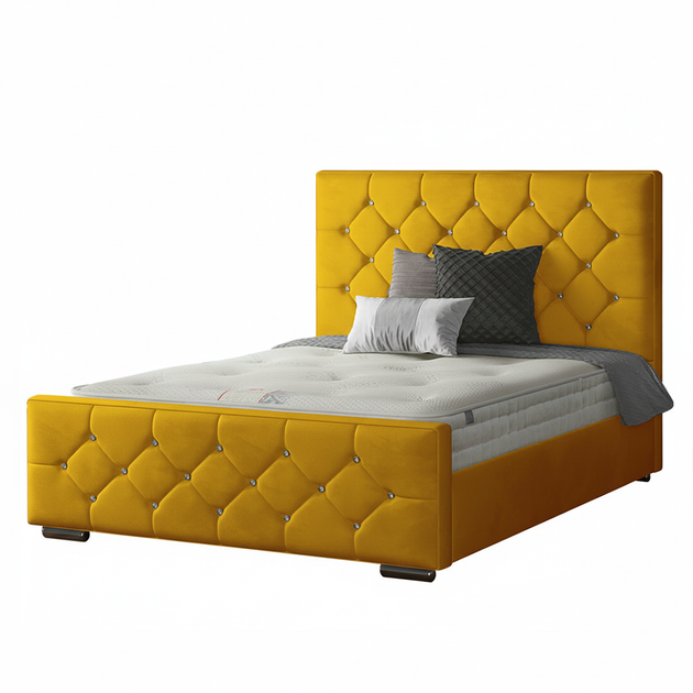 Belle Chesterfield Frame with Diamonds in Plush Velvet