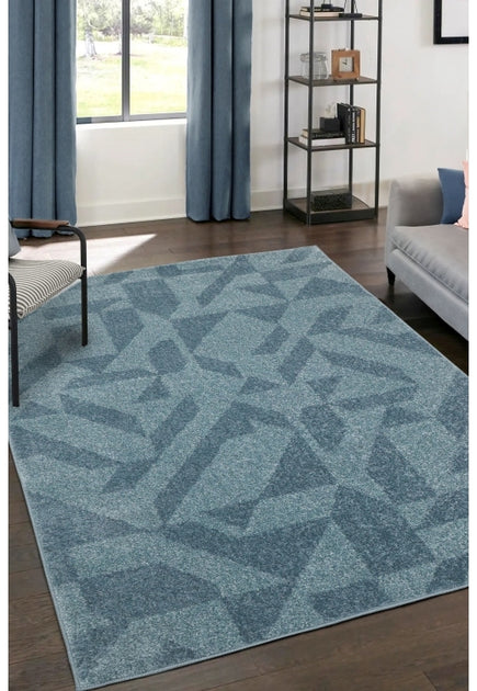 juno geometric blue roomset
