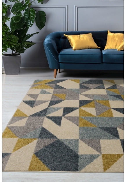 juno multi geo blue gold roomset