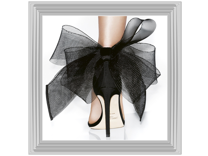 Black heel & bow
