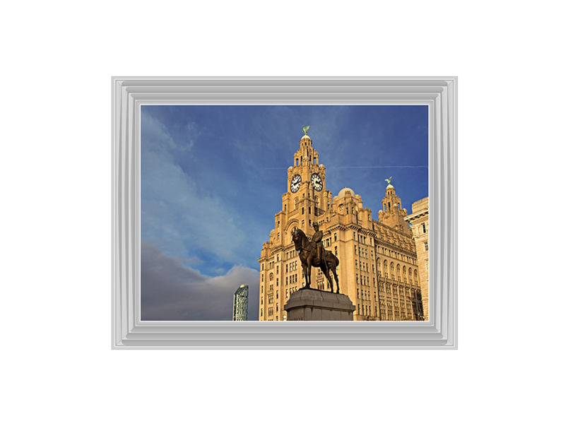 Royal Liver Building in Liverpool UK