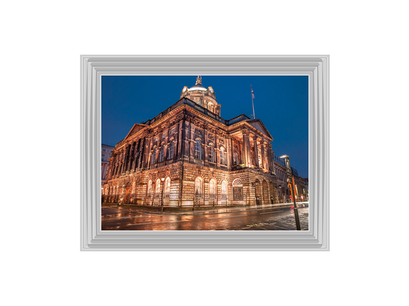 Town Hall Building at night