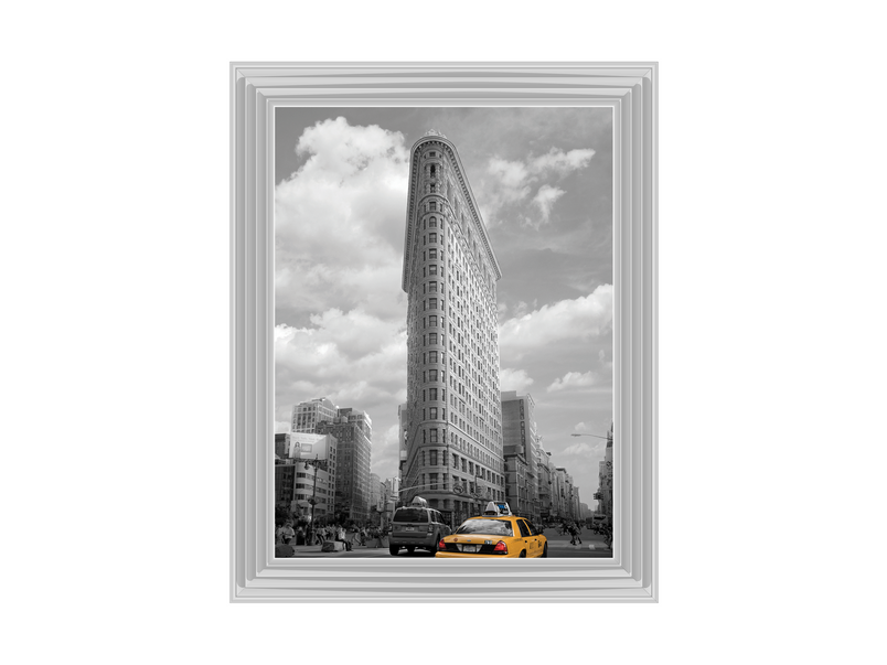 Yellow Cabs at Flatiron Building