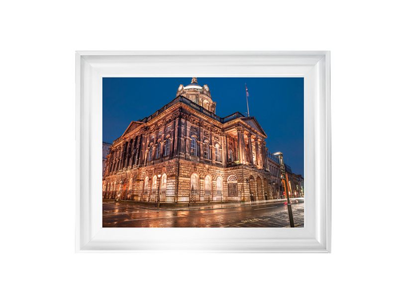 Town Hall Building at night