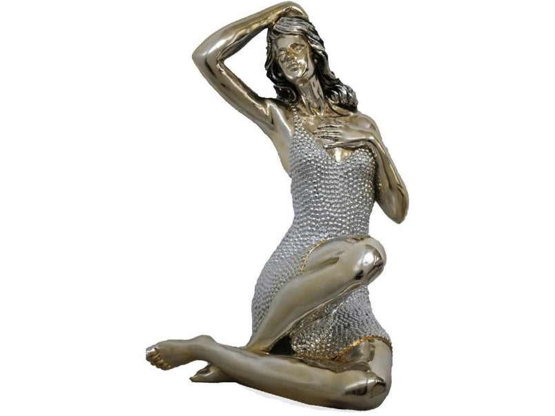 12" Sitting Lady Jewel Dress