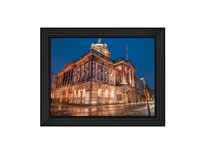 Town Hall Building at night