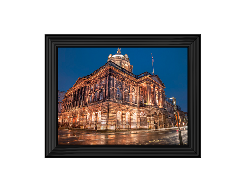 Town Hall Building at night