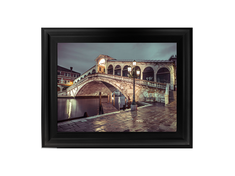 Rialto Bridge at night, Venice, Italy I