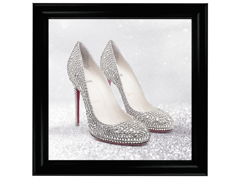 Jewelled Inspire Shoe with a red heel