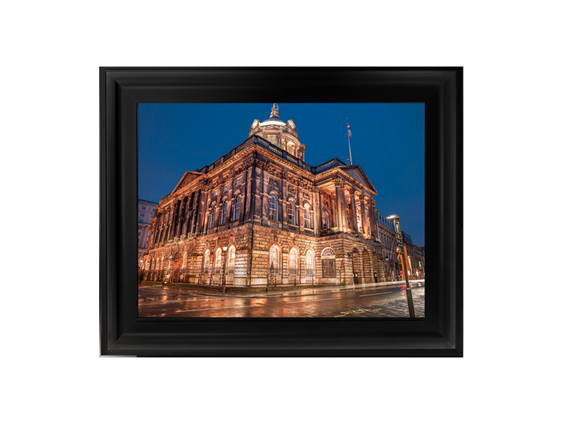 Town Hall Building at night