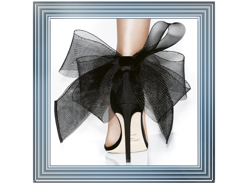 Black heel & bow