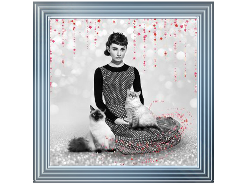 Audrey and cats