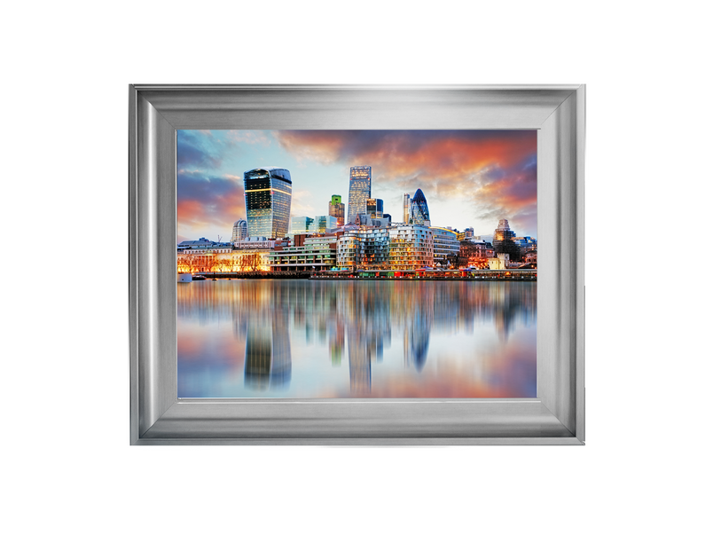 Reflection of London in water