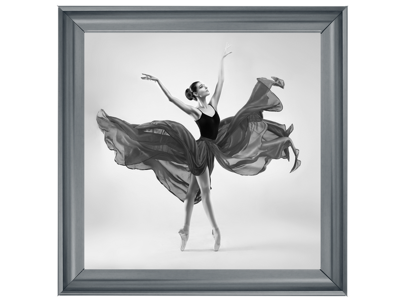 Beauty of classic ballet in black & white