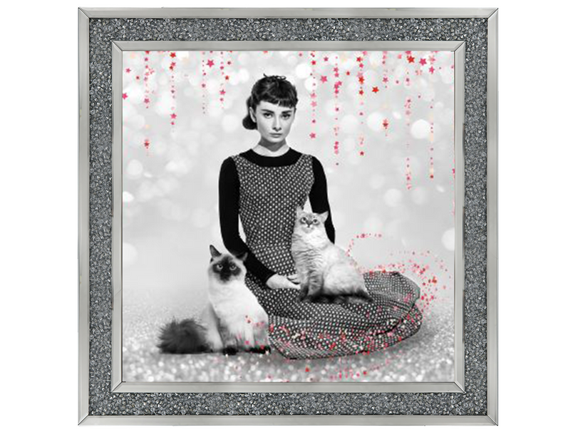 Audrey and cats