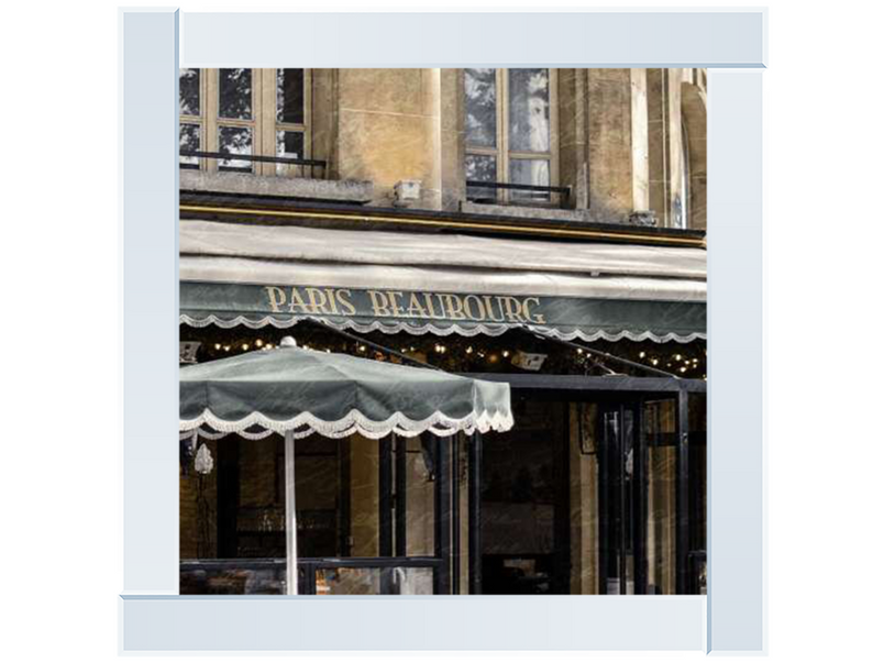 Paris Cafe 1 by Kimberly Allen