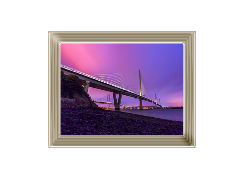 Queensferry Crossing in the evening