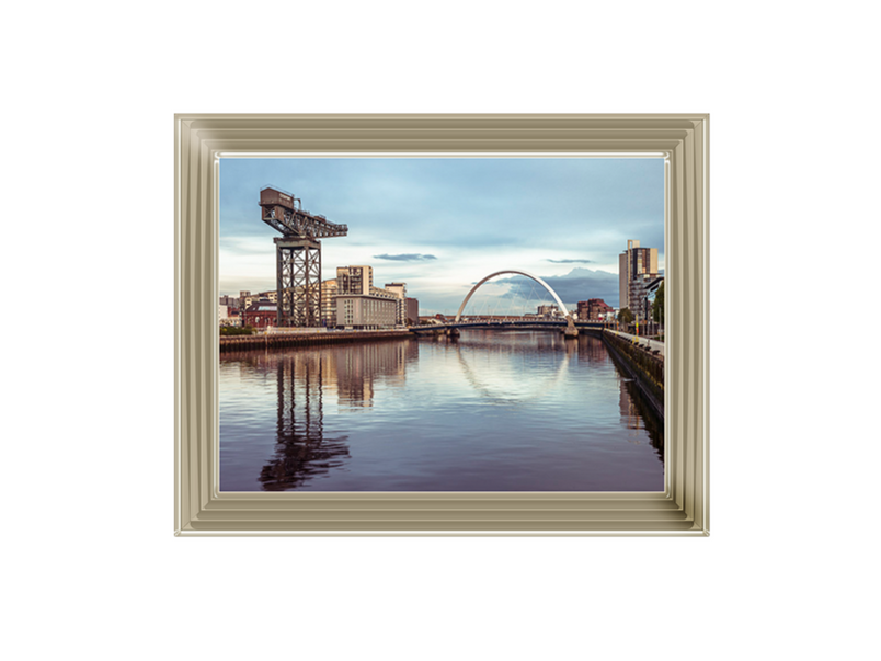 View along the river Clyde