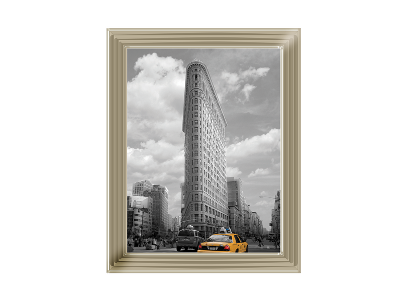 Yellow Cabs at Flatiron Building