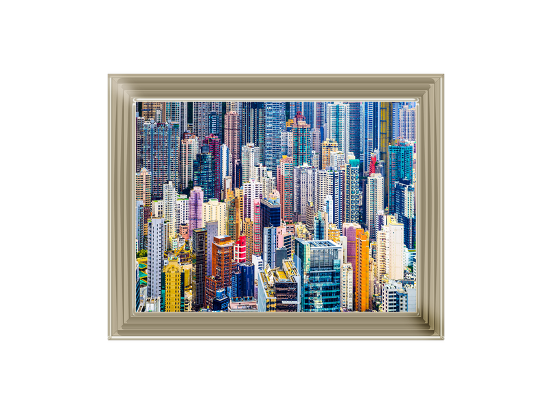Multi-Coloured Cityscape