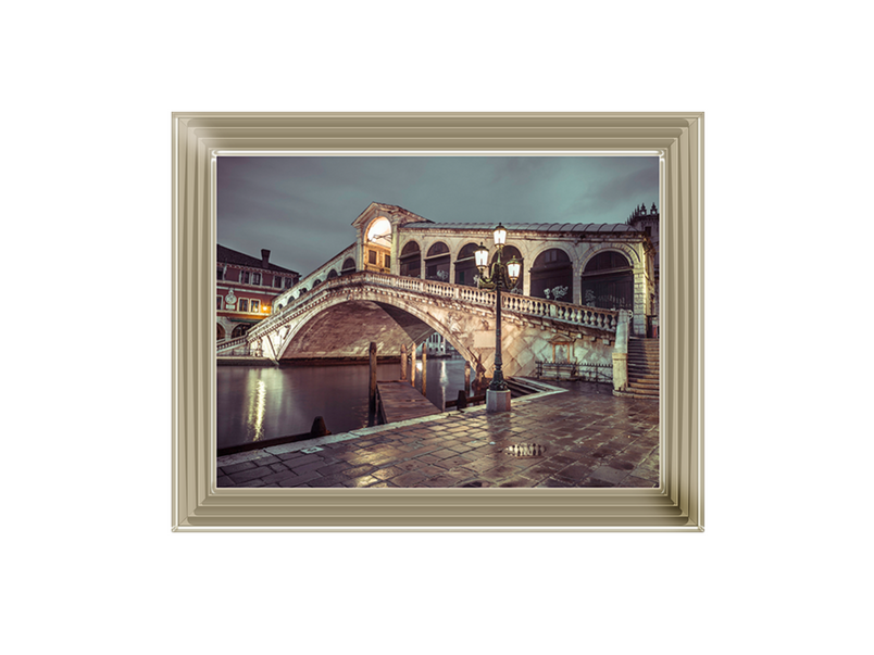 Rialto Bridge at night, Venice, Italy I
