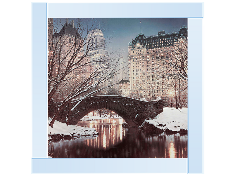 Gapstow Bridge in Winter, Central Park, New York